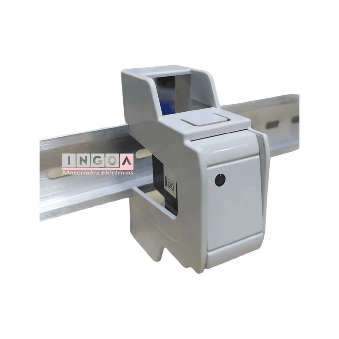 Soporte Adaptador A Riel Din para 1 Mod. Serie Evolution-Scame - Vista 2