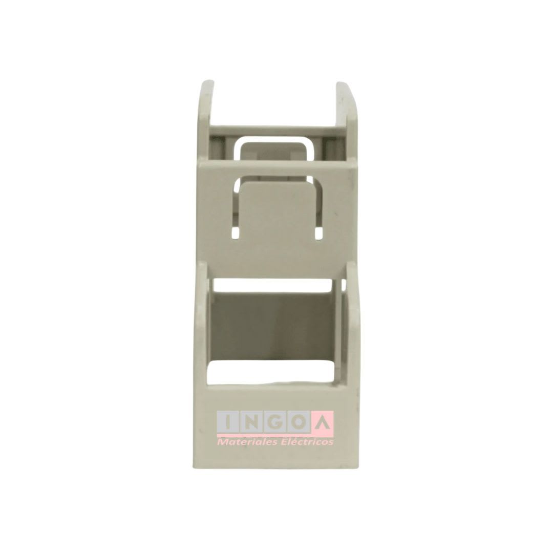 Soporte Adaptador A Riel Din para 1 Mod. Serie Evolution-Scame6