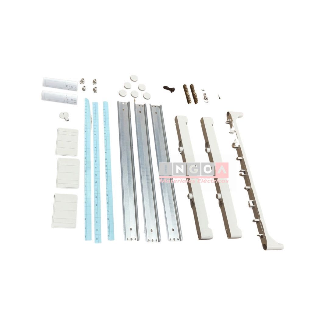 Tablero Plastico 54 Mod. Sobrep. Tapa Humo - Scame7