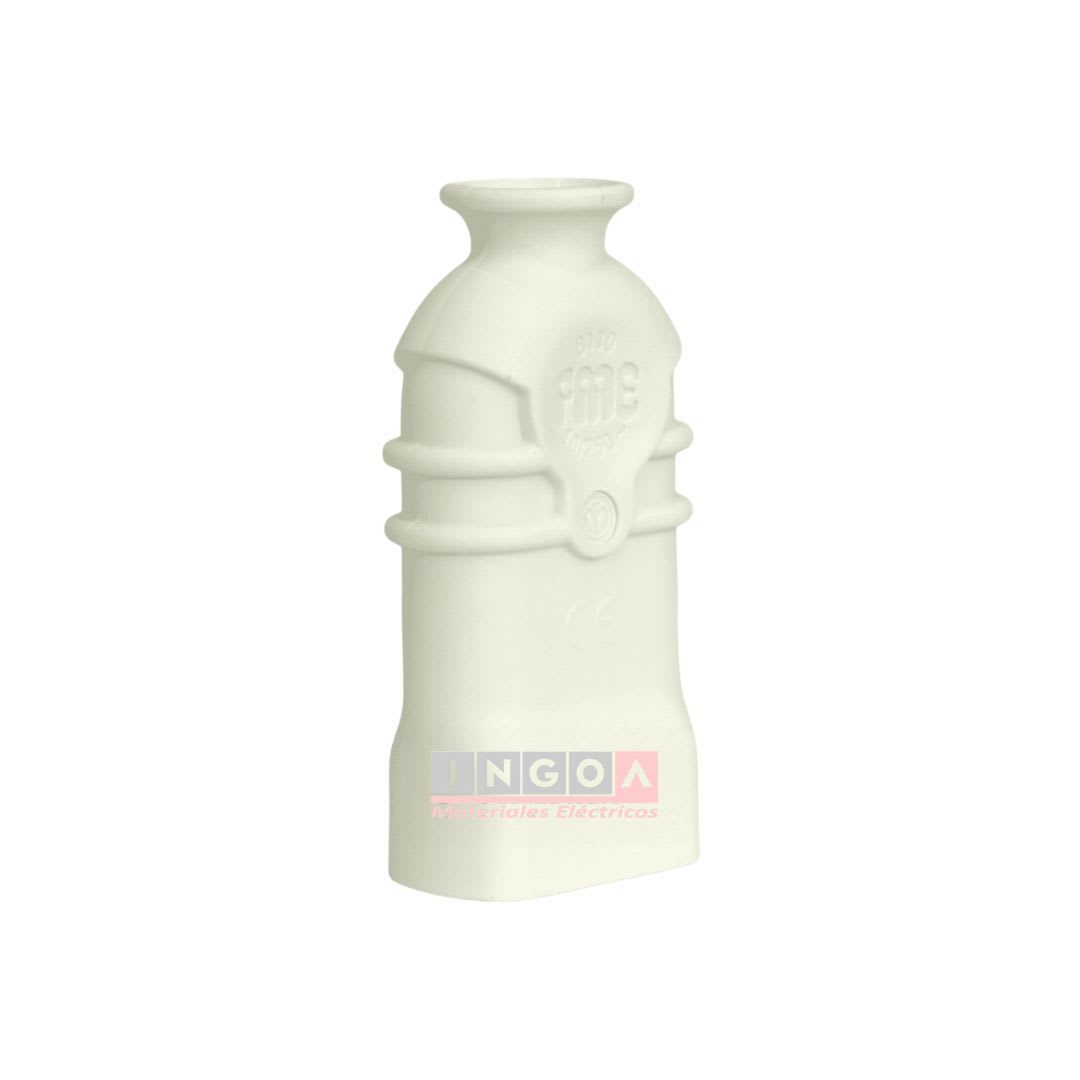 Enchufe Hembra Volante 2P+T 10A 250V Dom. Blanco - Fanton - Vista 5