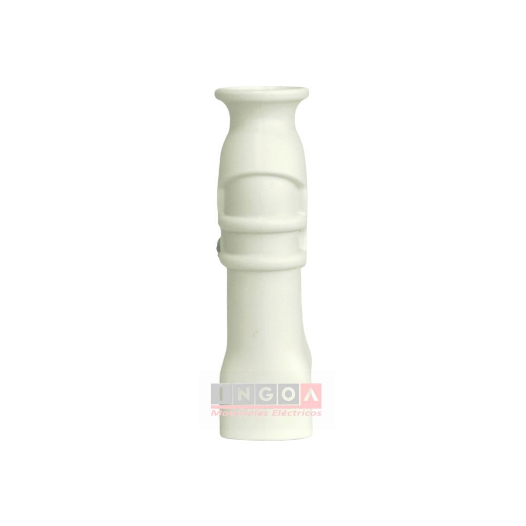 Enchufe Hembra Volante 2P+T 10A 250V Dom. Blanco - Fanton8