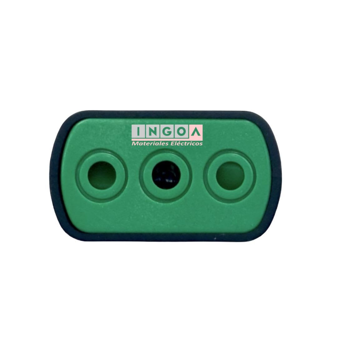 Enchufe Hembra Volante 2P+T 10A 250V Dom. Negro - Fanton - Vista 3