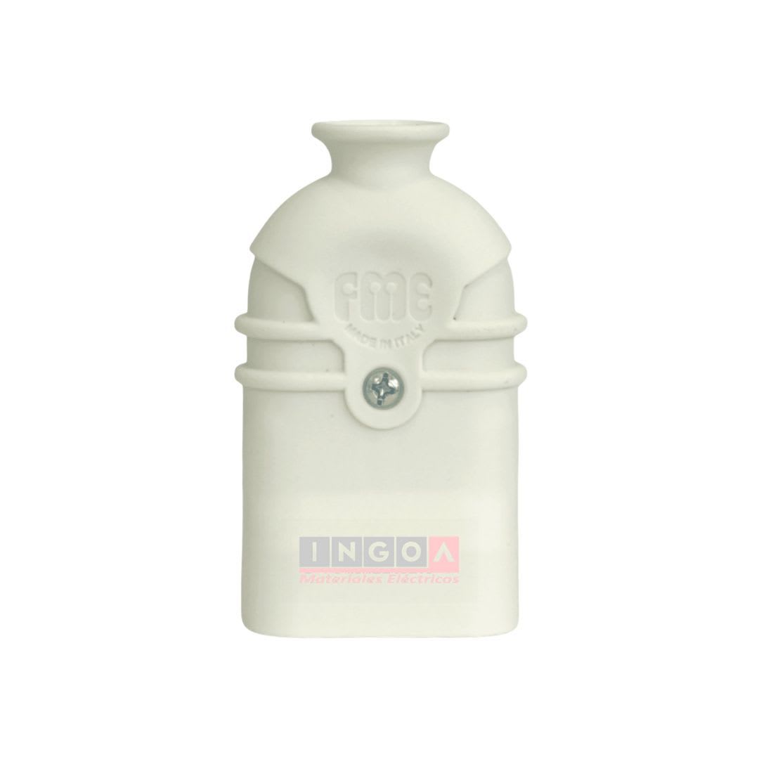 Enchufe Hembra Volante 2P+T 10/16A 250V Dom. Blanco - Fanton7