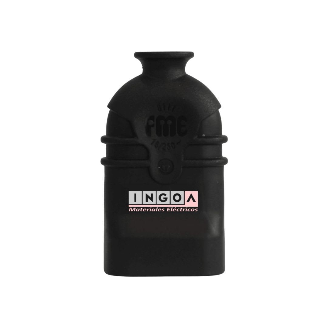 Enchufe Hembra Volante 2P+T 10/16A 250V Dom. Negro - Fanton - Vista 7