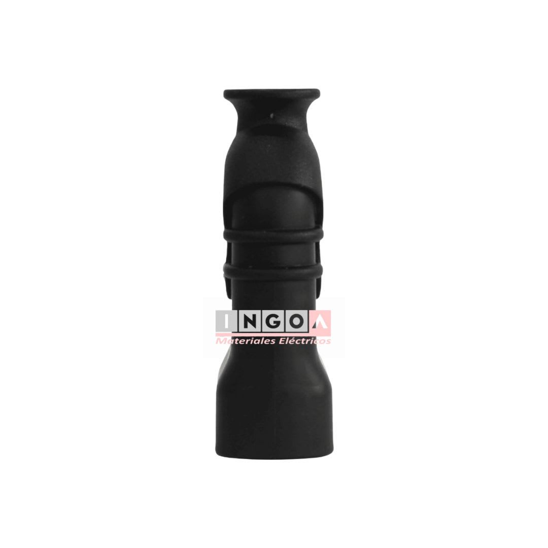 Enchufe Hembra Volante 2P+T 10/16A 250V Dom. Negro - Fanton - Vista 8