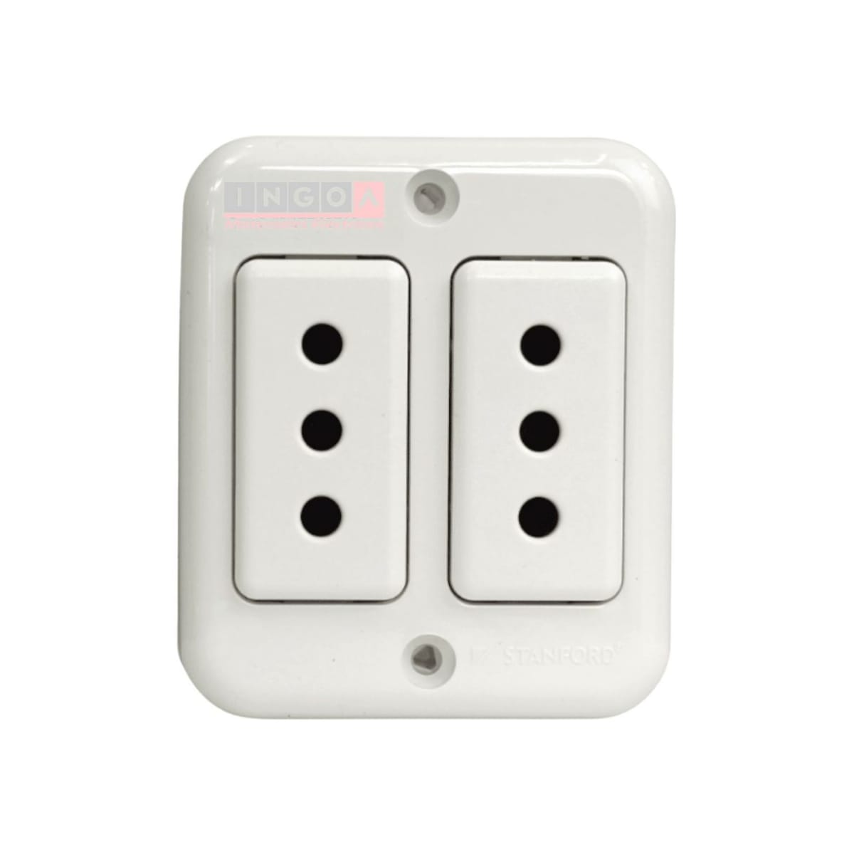Enchufe Doble Sobrepuesto 10A - Stanford2