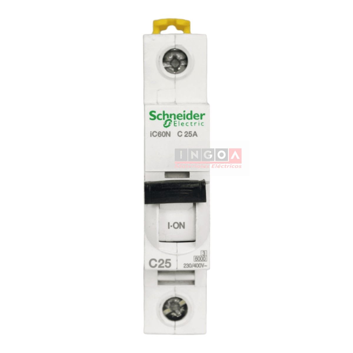 Int. Automatico Schneider IC60N - 1x25A 10KA C Acti9 A9F771252