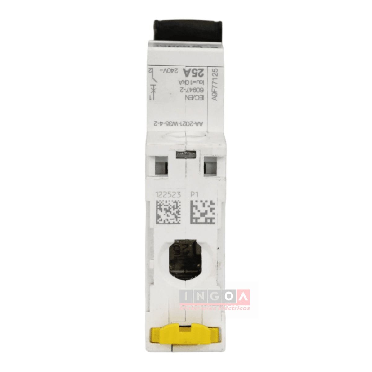 Int. Automatico Schneider IC60N - 1x25A 10KA C Acti9 A9F771255
