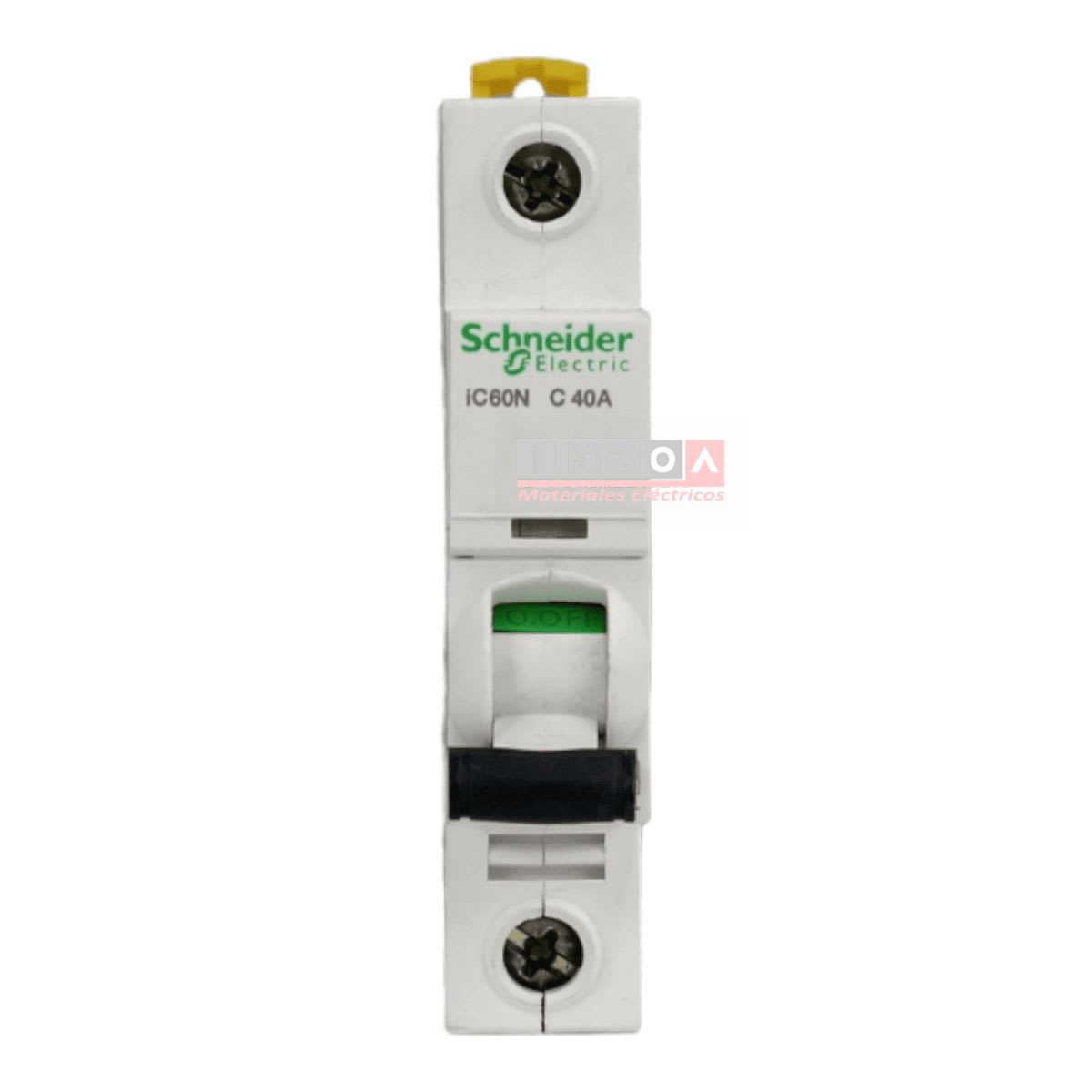 Int. Automatico Schneider IC60N - 1x40A 10KA C Acti9 A9F771402