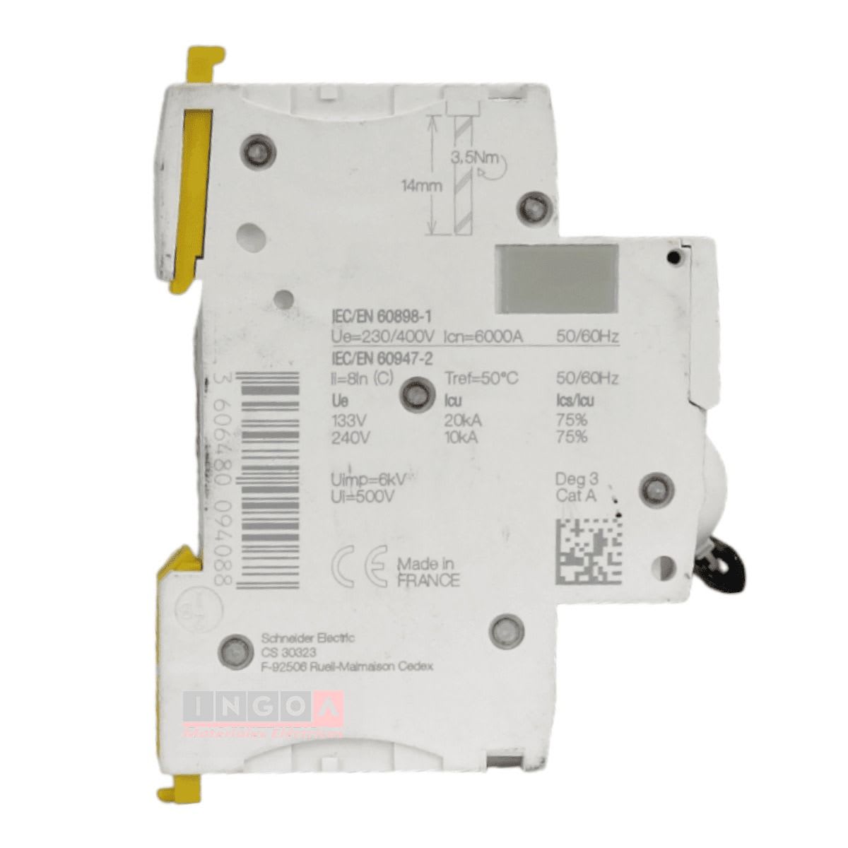 Int. Automatico Schneider IC60N - 1x40A 10KA C Acti9 A9F771403