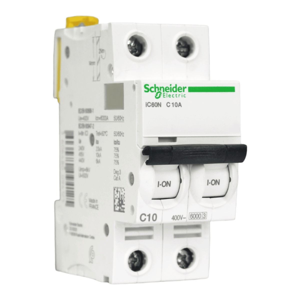 Int. Automatico Schneider IC60N - 2x10A 10KA C Acti9 A9F77210 0