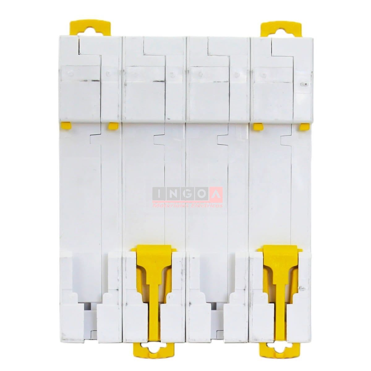 Int. Automatico Schneider IC60N - 4x20A 10KA C Acti9 A9F77420 6