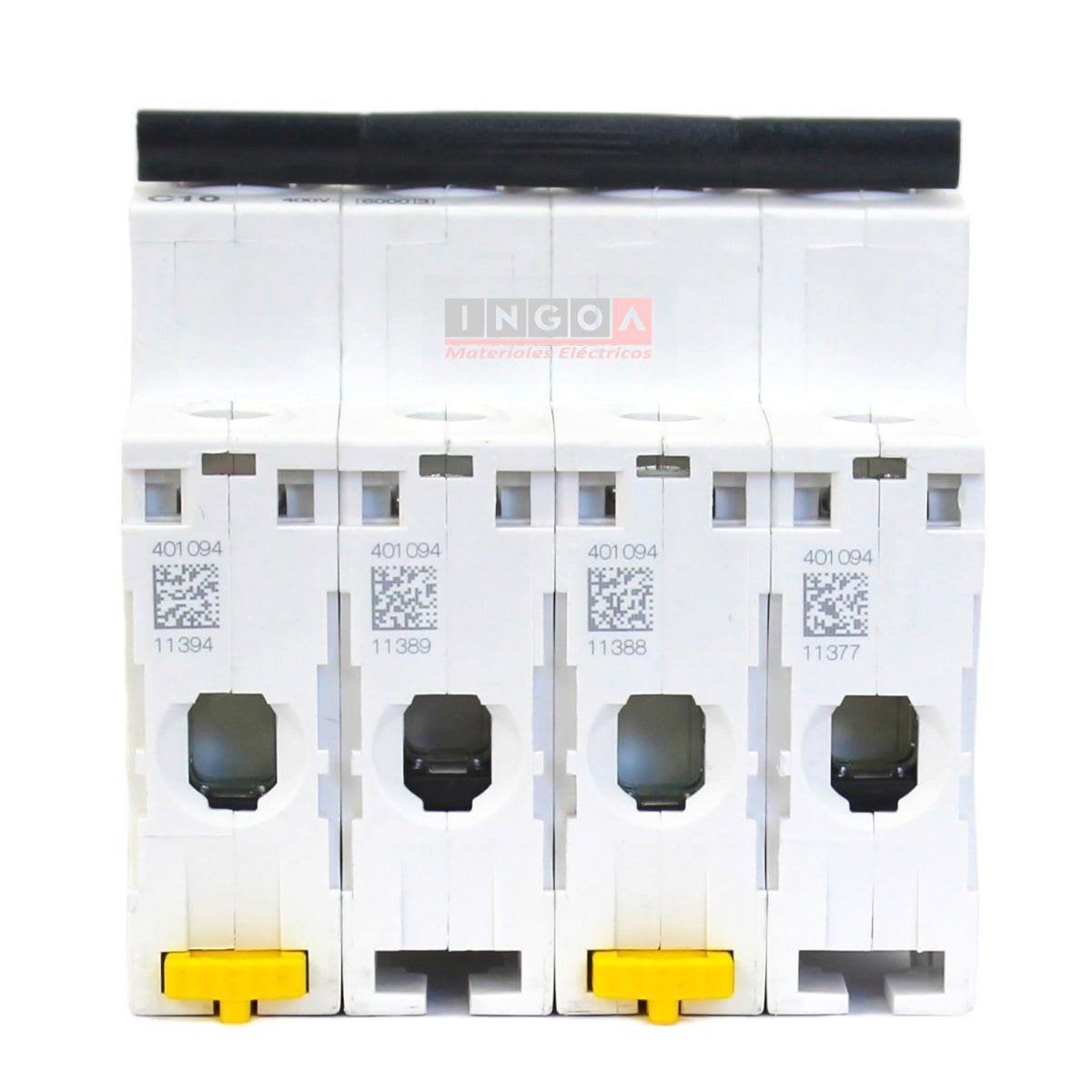 Int. Automatico Schneider IC60N - 4x32A 10KA C Acti9 A9F77432 - Vista 5