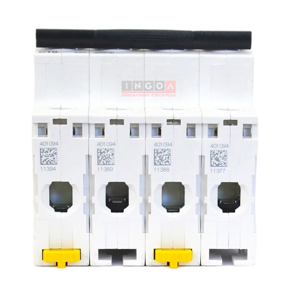 Int. Automatico Schneider IC60N - 4x40A 10KA C Acti9 A9F77440 - Vista 5