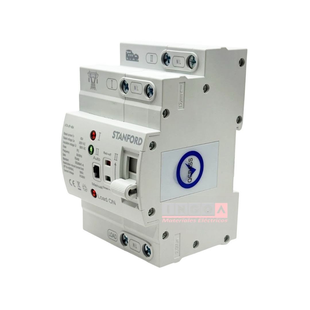Switch de Transferencia Automatica 2 Polos 63A ATS-2P63 Stanford3