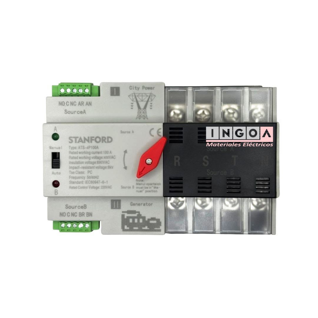 Switch de Transferencia Automatica 4 Polos 100A ATS-4P63 Stanford2
