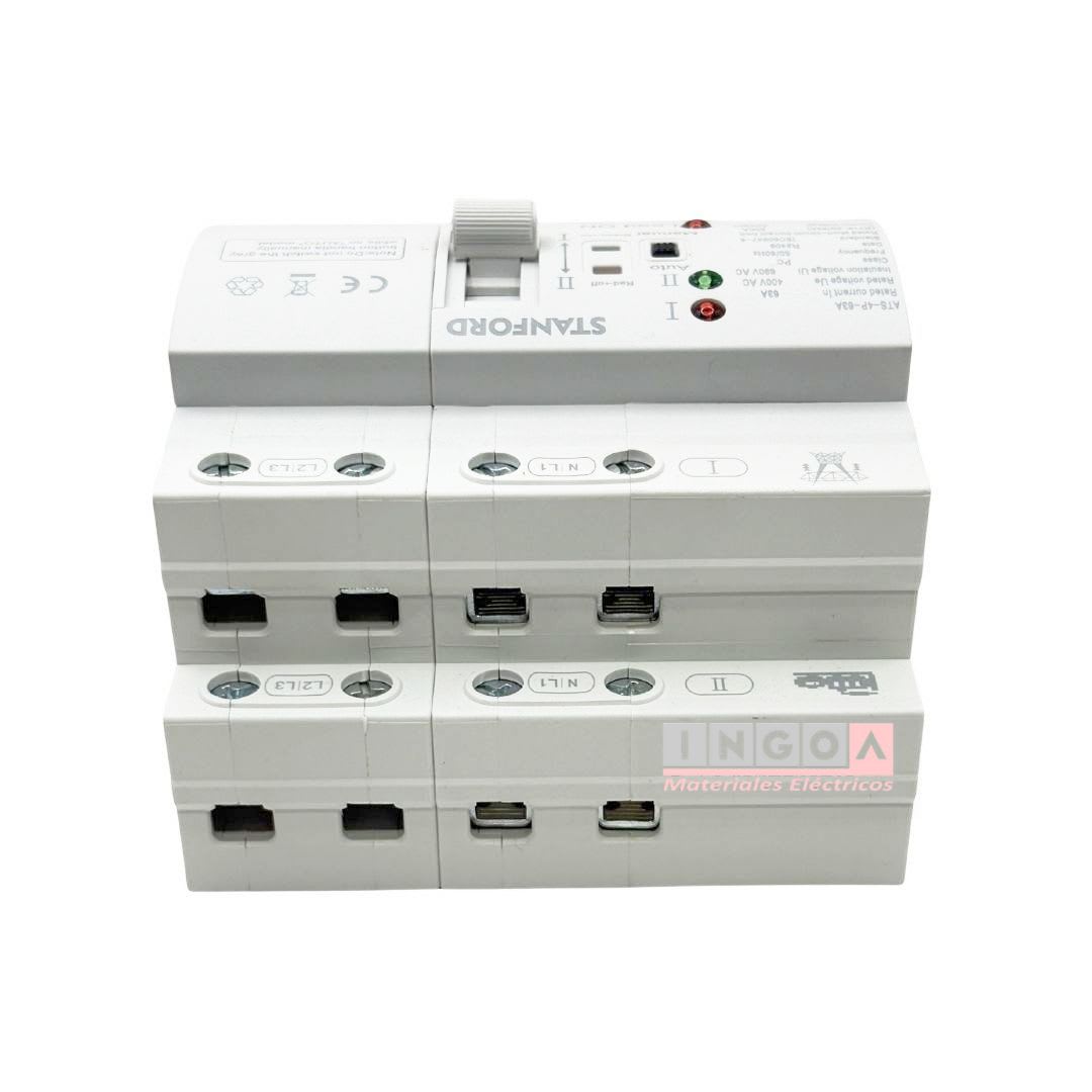 Switch de Transferencia Automatica 4 Polos 63A ATS-4P63 Stanford4