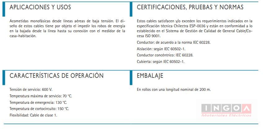 Cable Concentrico 2X4MM2 Negro - Rollo 30mts4