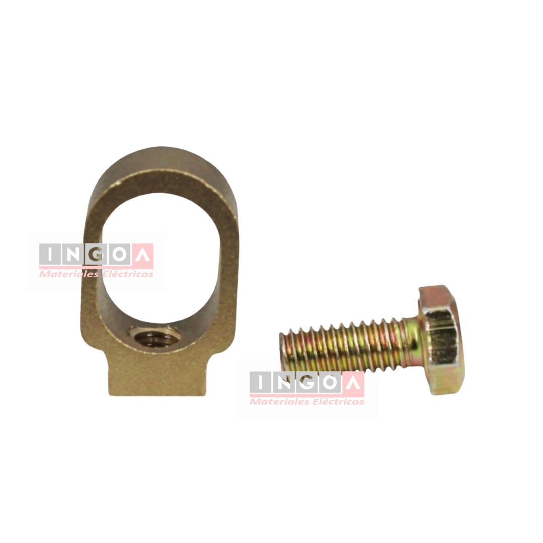 Conector Bronce Barra Tierra 1/2'' - 5/8''3
