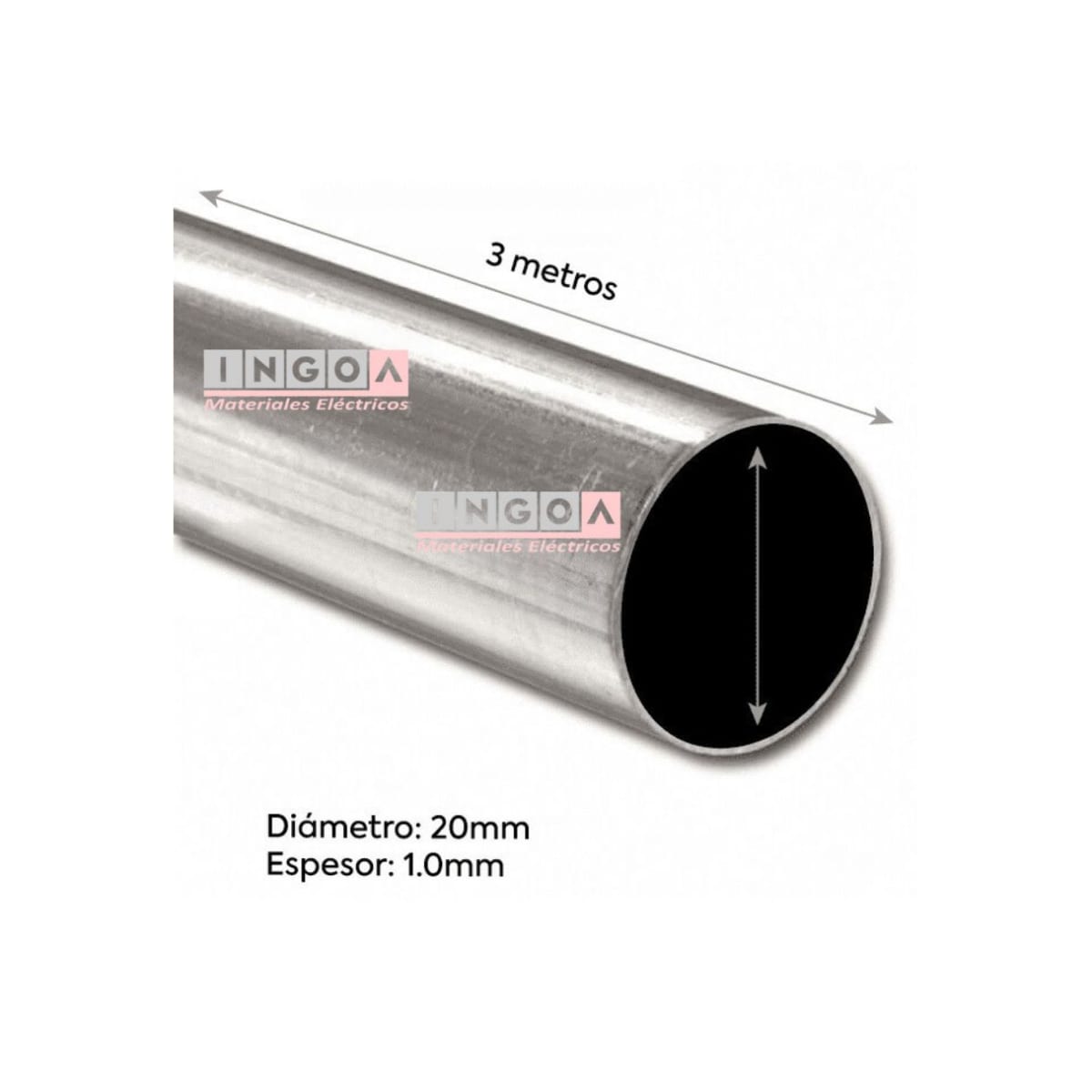 Tuberia EMT 20MM x 3MTS - Vista 2