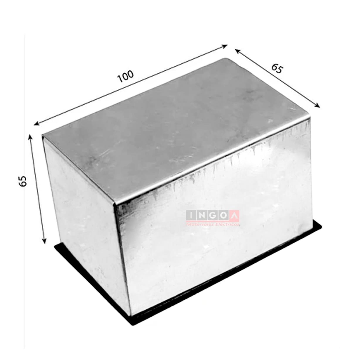 Caja Metalica Pregalvanizada Lisa A01 100X65X65MM S/Nocaut2