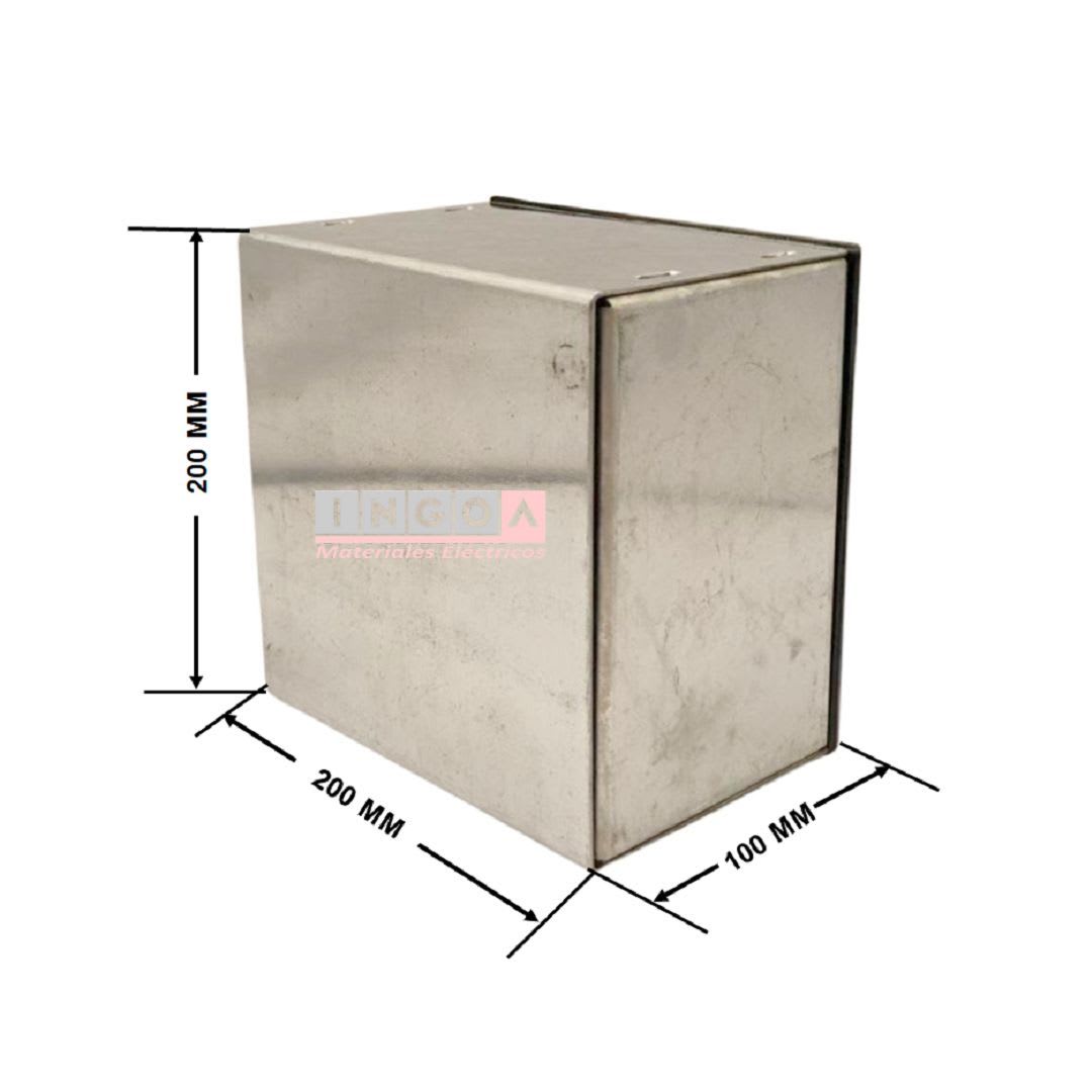 Caja Metalica Pregalvanizada Lisa B22 200X200X100MM S/Nocaut5