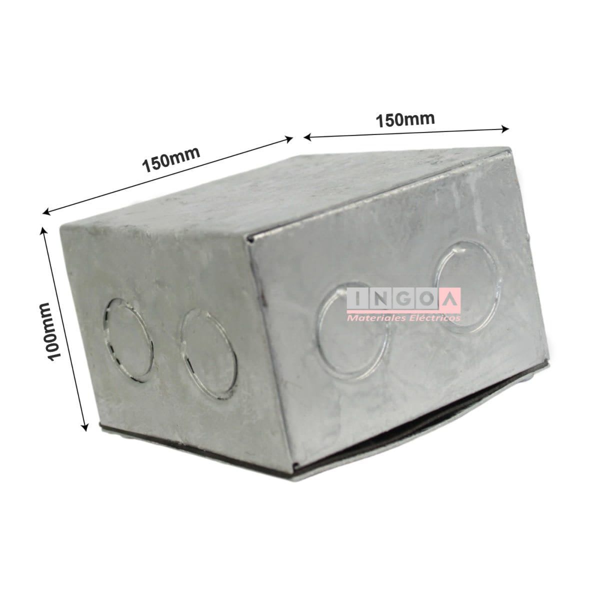 Caja Metalica Galvanizada en Caliente B15 150X150X100MM2