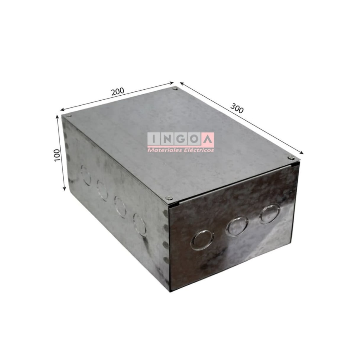 Caja Metalica Pregalvanizada B23 300X200X100MM - Vista 2