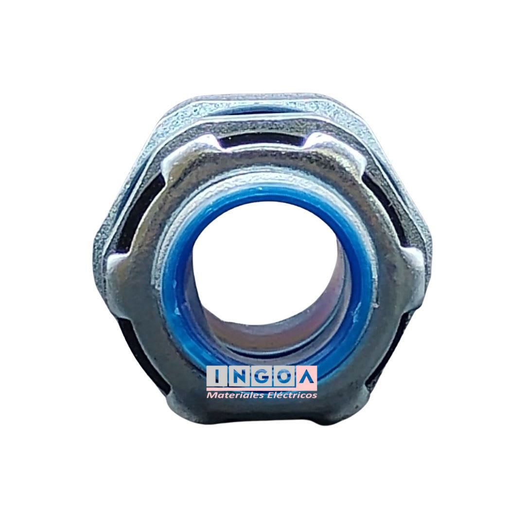 Conector Recto 20MM Para Tubo Flexible - Vista 2