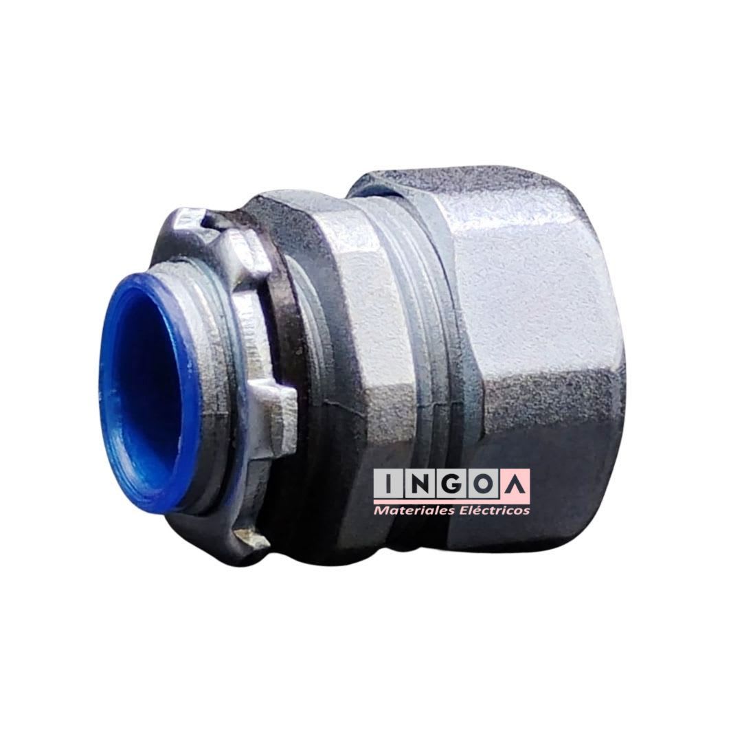 Conector Recto 20MM Para Tubo Flexible8