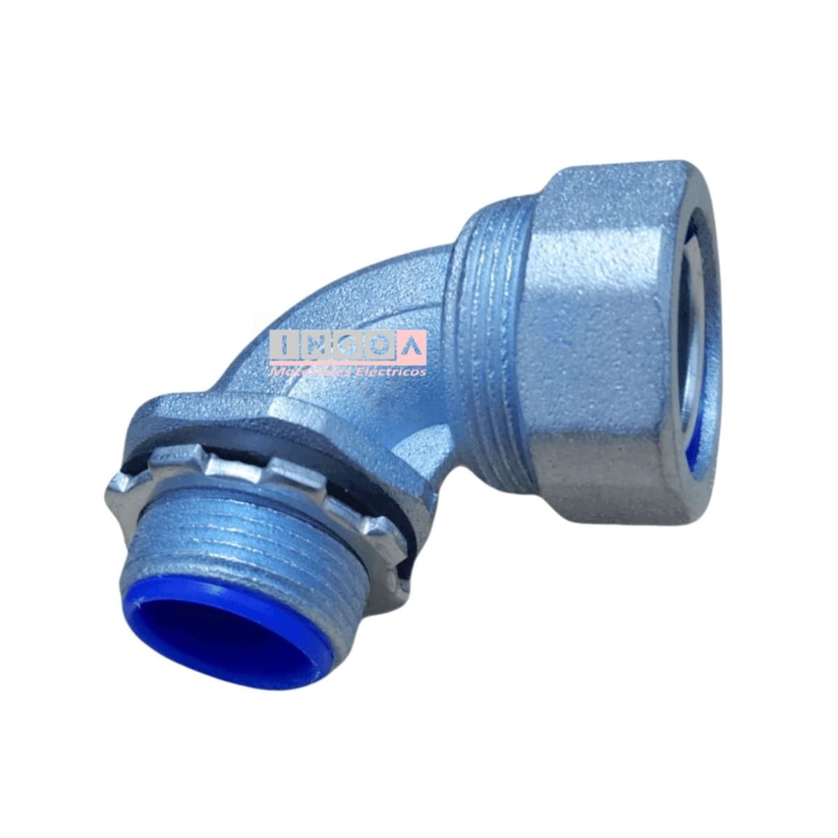 Conector Curvo 25MM Para Tubo Flexible - Vista 2