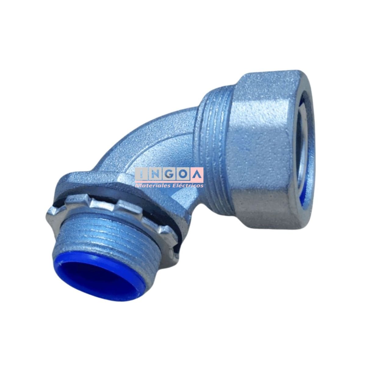 Conector Curvo 32MM Para Tubo Flexible - Vista 2