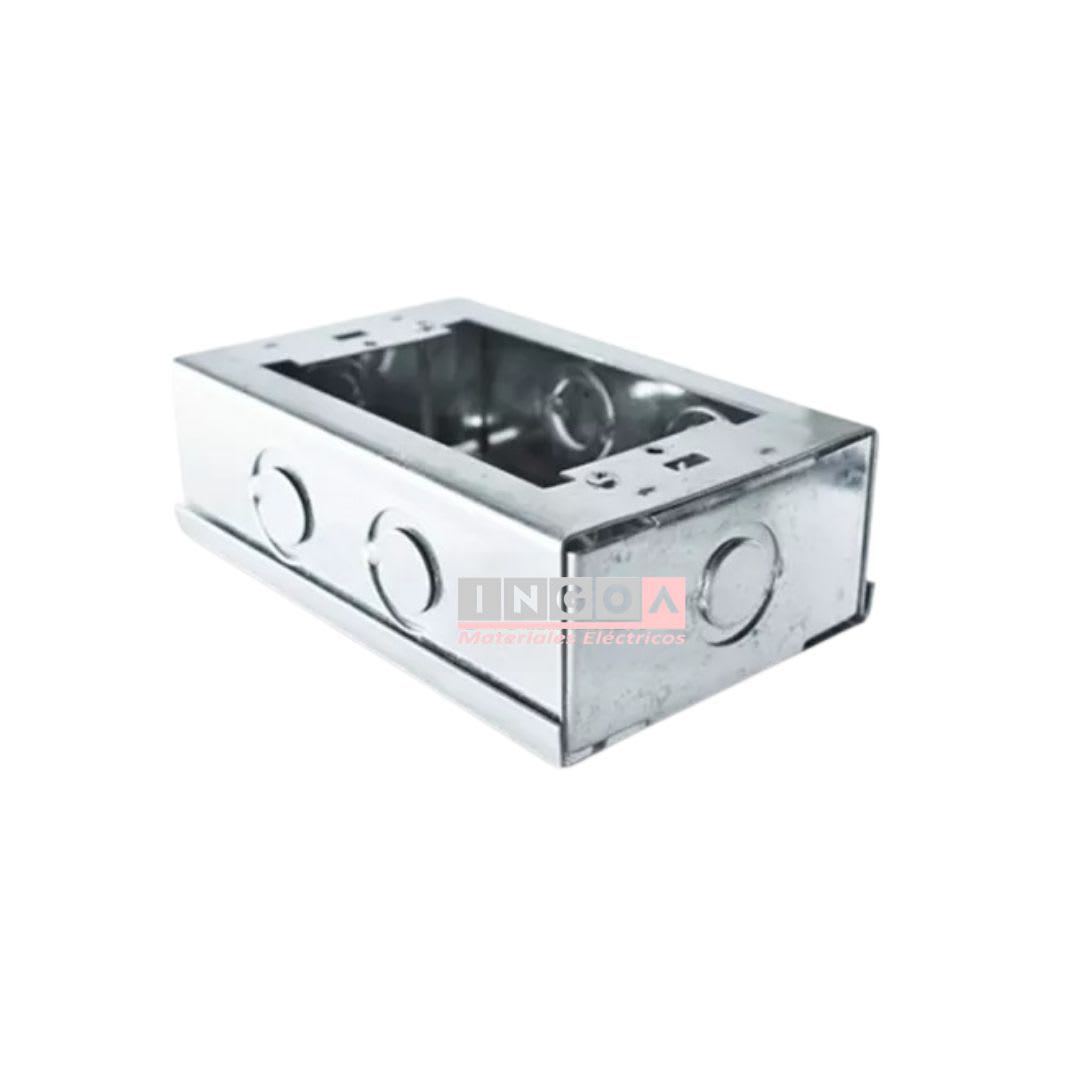Caja Chuqui Metalica Pregalvanizada 118X76X40MM2
