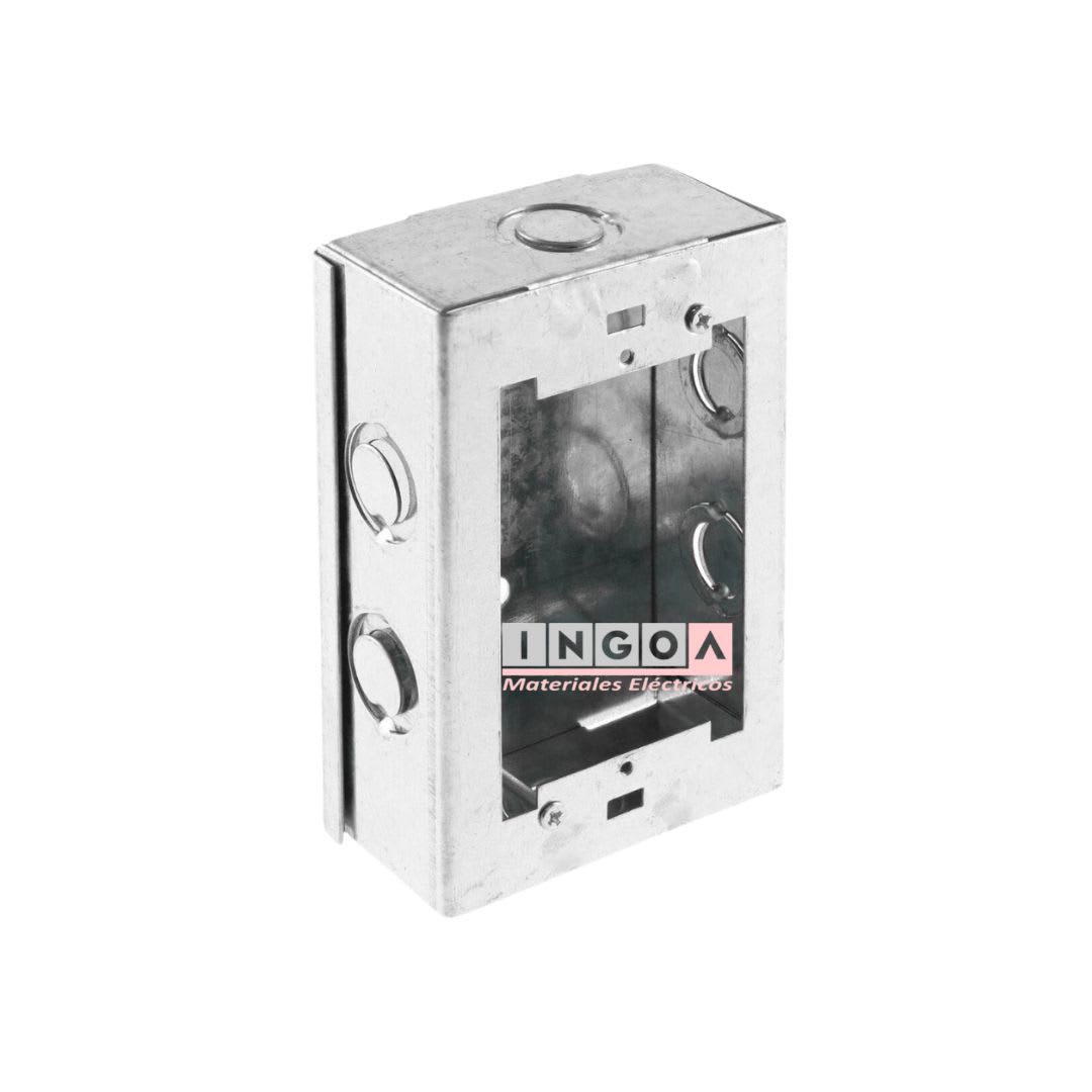 Caja Chuqui Metalica Pregalvanizada 118X76X40MM3