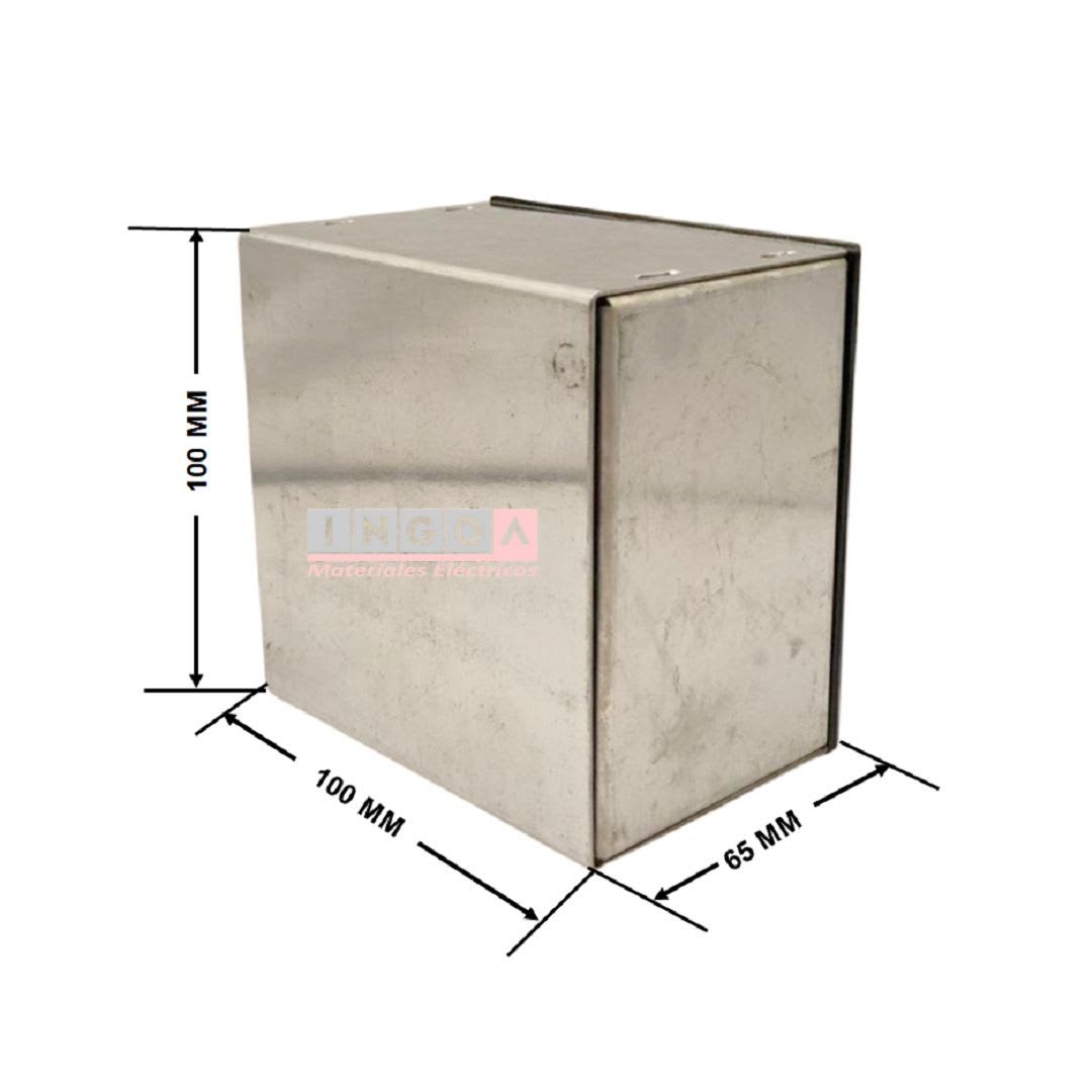 Caja Metalica Pregalvanizada Lisa A11 100X100X65MM S/Nocaut - Vista 2