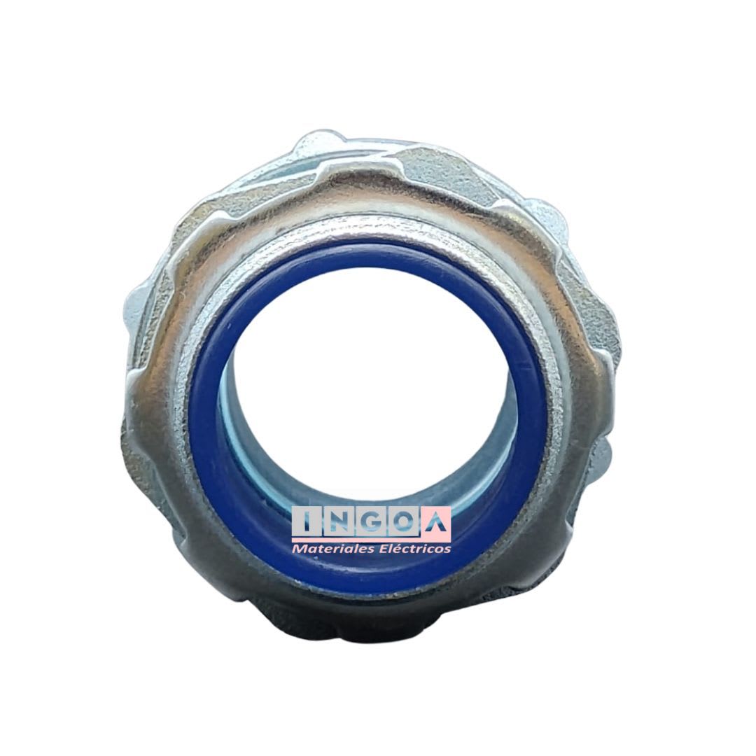 Conector Recto 40MM Para Tubo Flexible - Vista 2