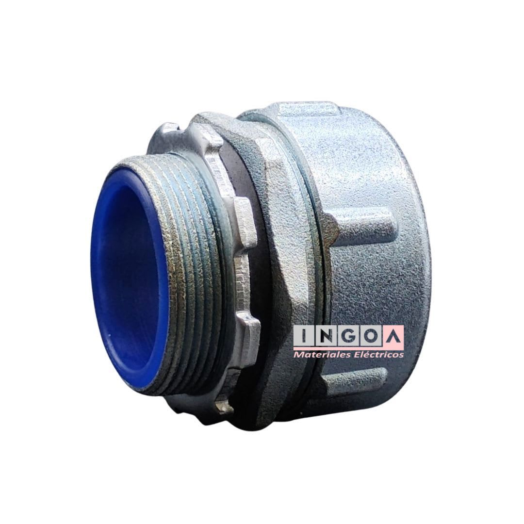 Conector Recto 40MM Para Tubo Flexible - Vista 4