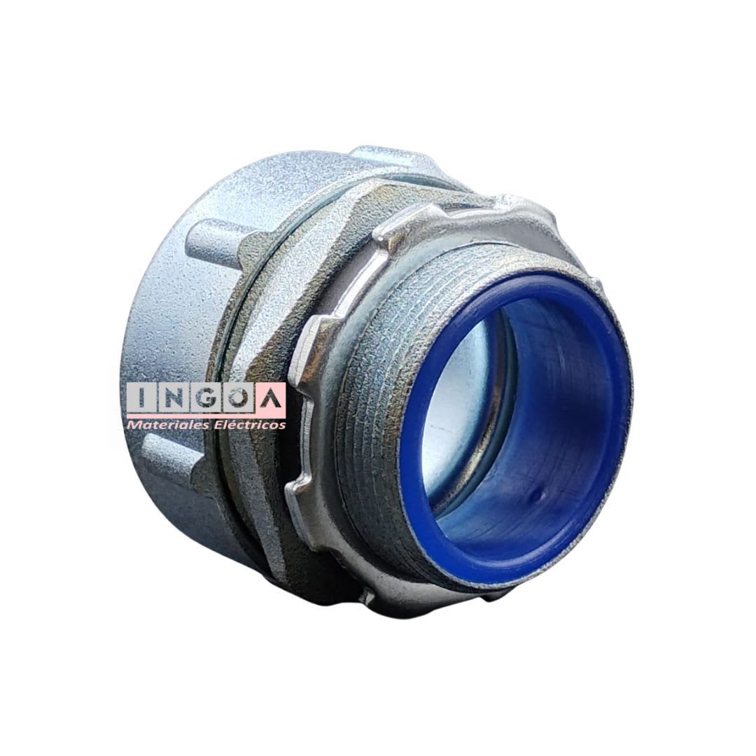 Conector Recto 40MM Para Tubo Flexible - Vista 5