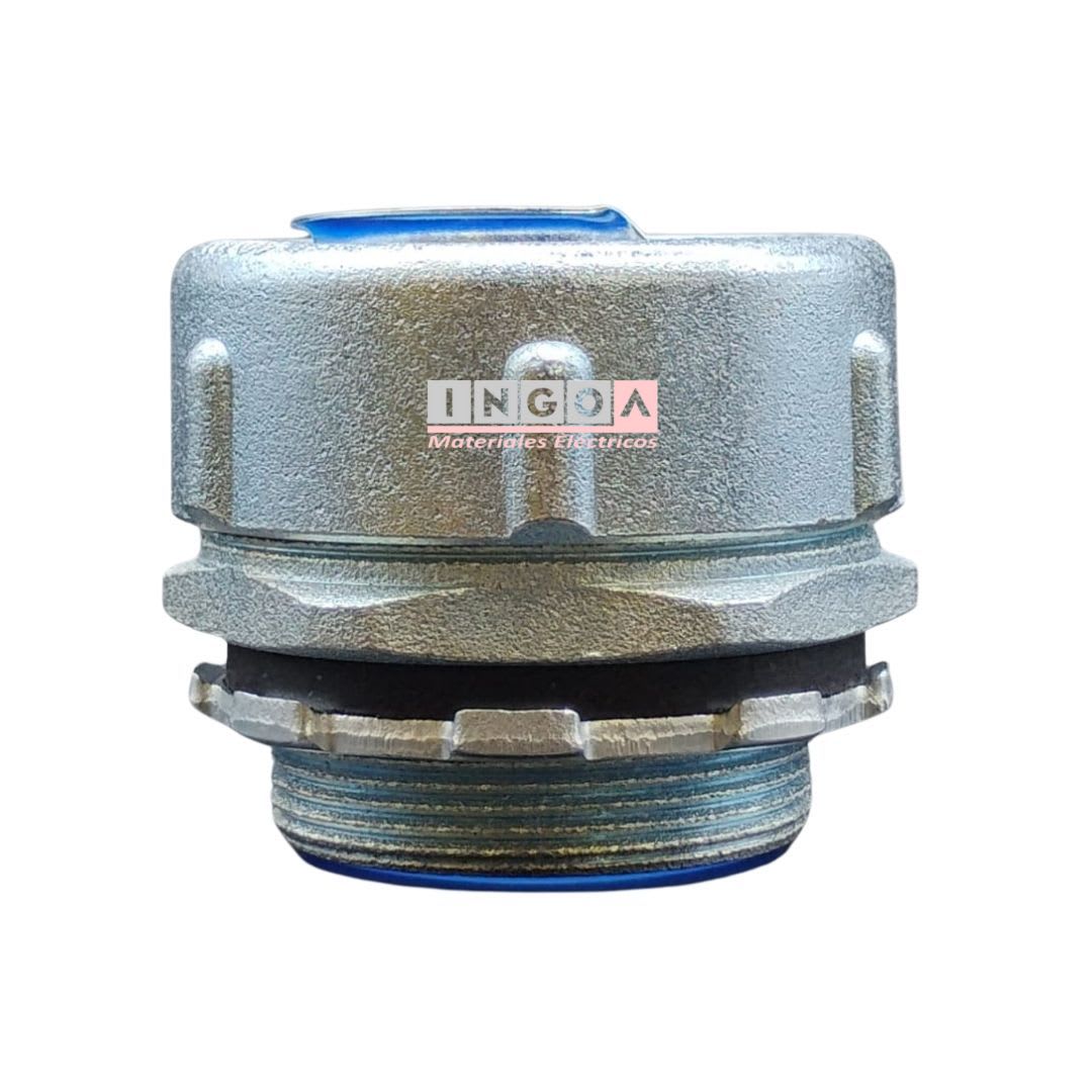 Conector Recto 40MM Para Tubo Flexible 8