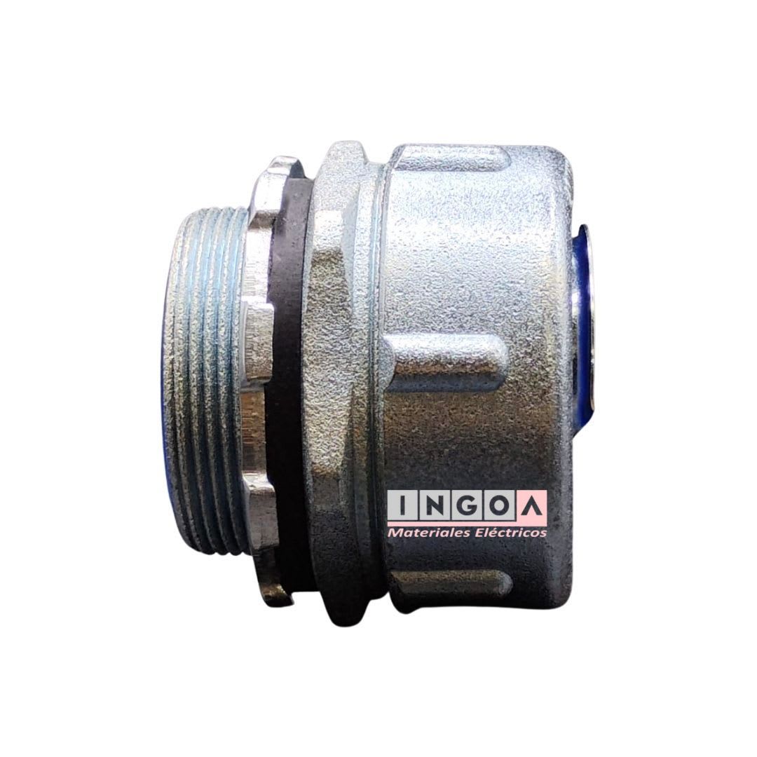 Conector Recto 40MM Para Tubo Flexible9