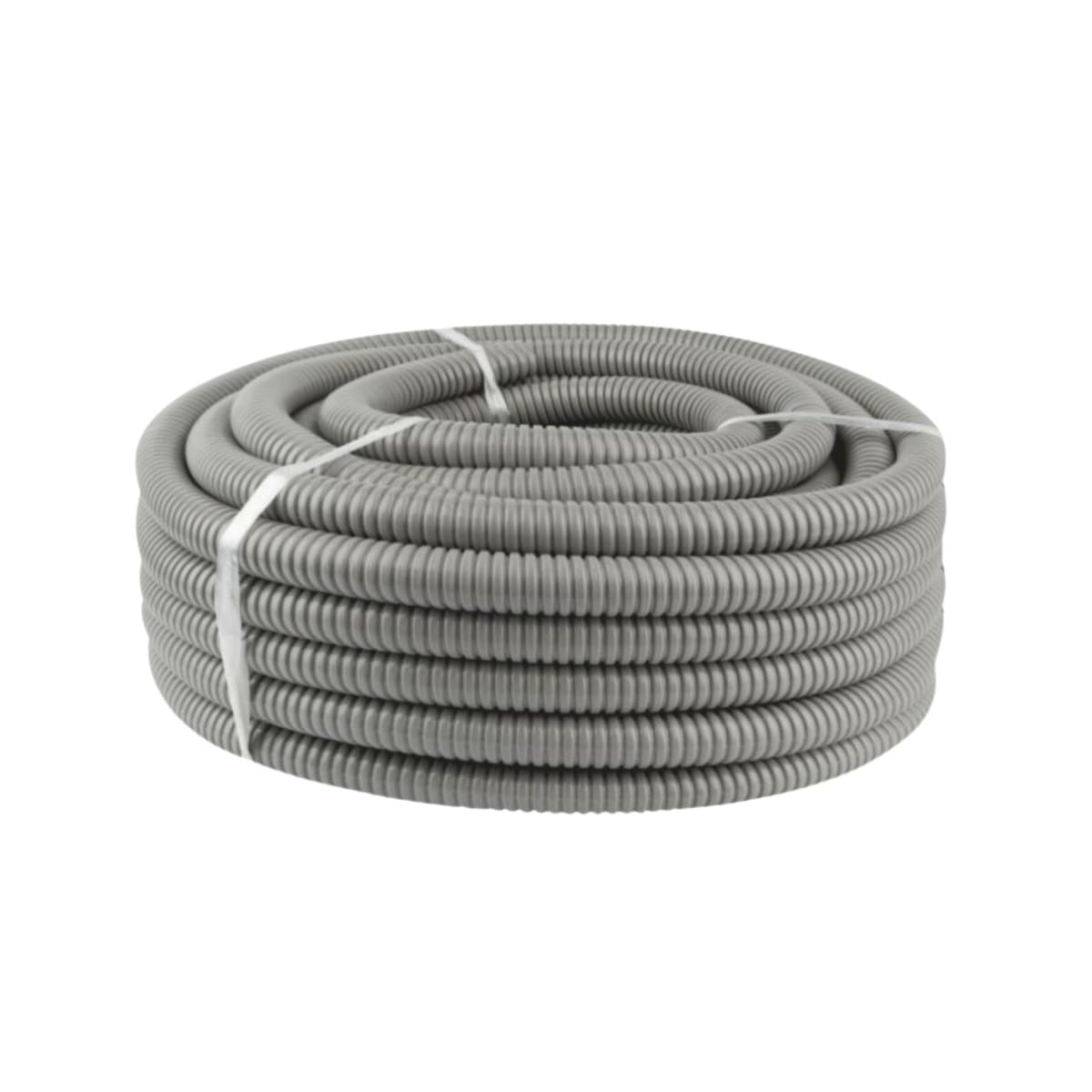 Conduit Flexible Metalico C/PVC Gris 25MM Rollo 25 Mts - Imagen Principal