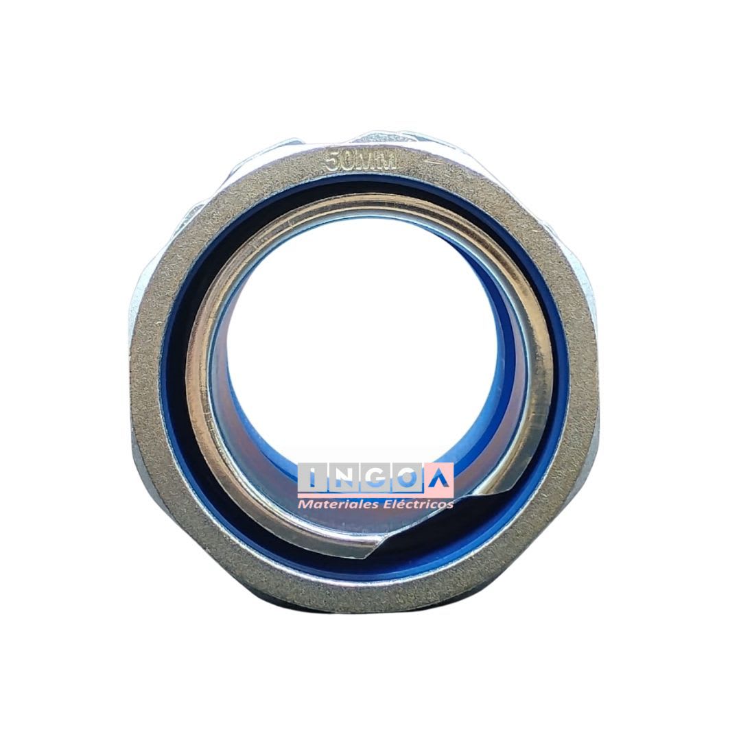 Conector Recto 50MM Para Tubo Flexible - Vista 4