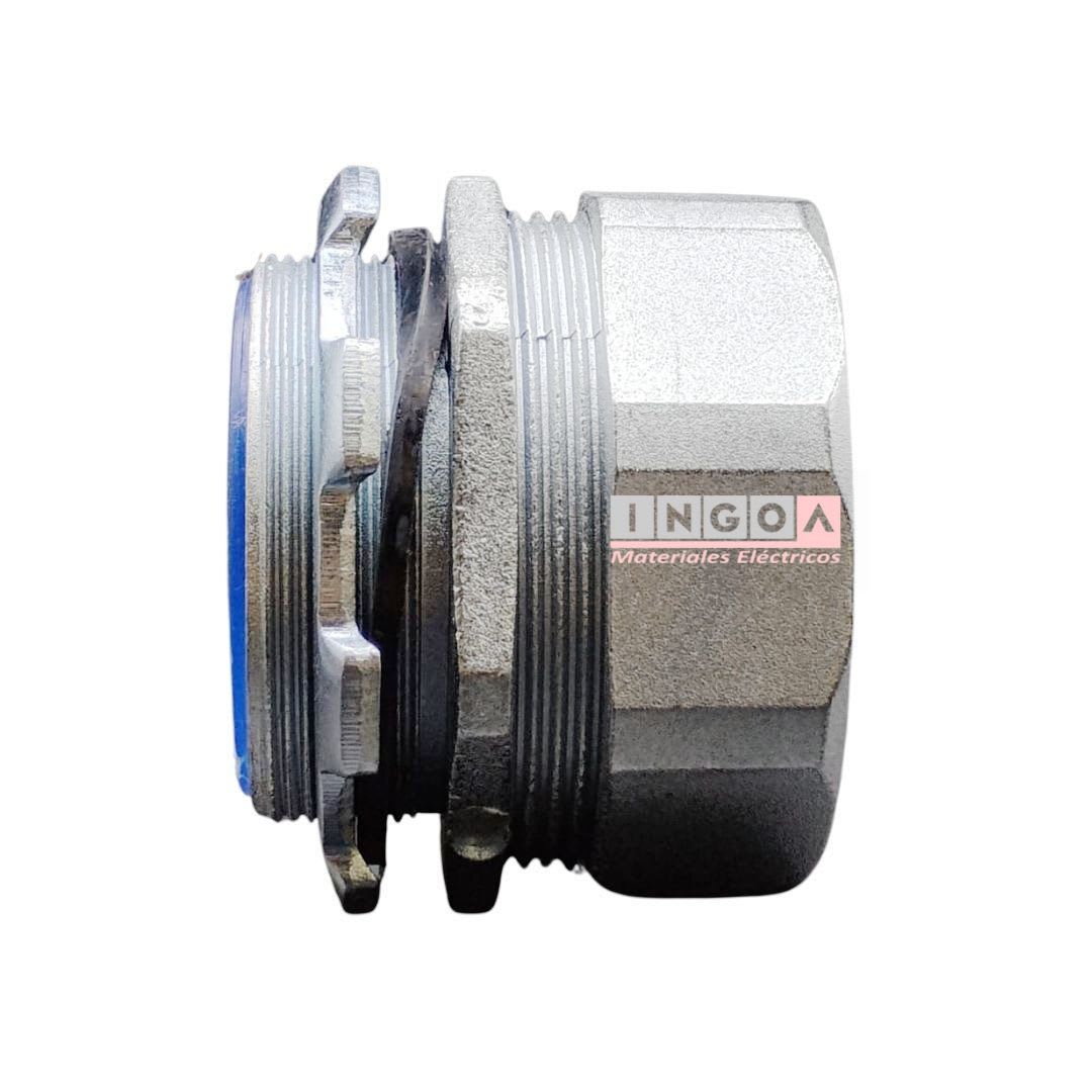 Conector Recto 50MM Para Tubo Flexible - Vista 6