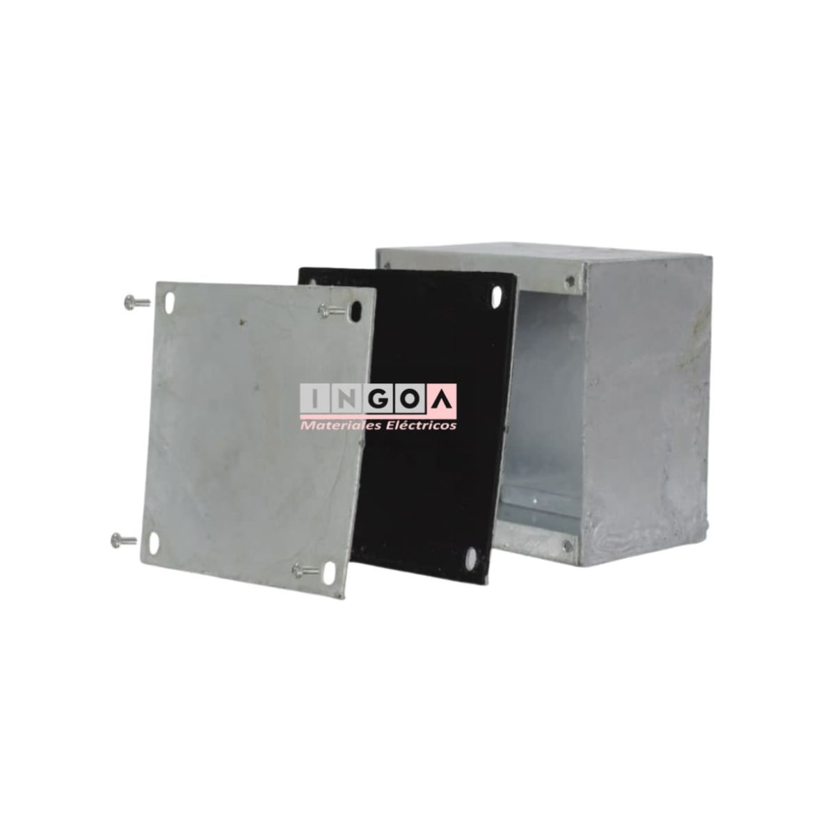 Caja Metalica Galvanizada en Caliente Lisa A11 100X100X65MM - Vista 5