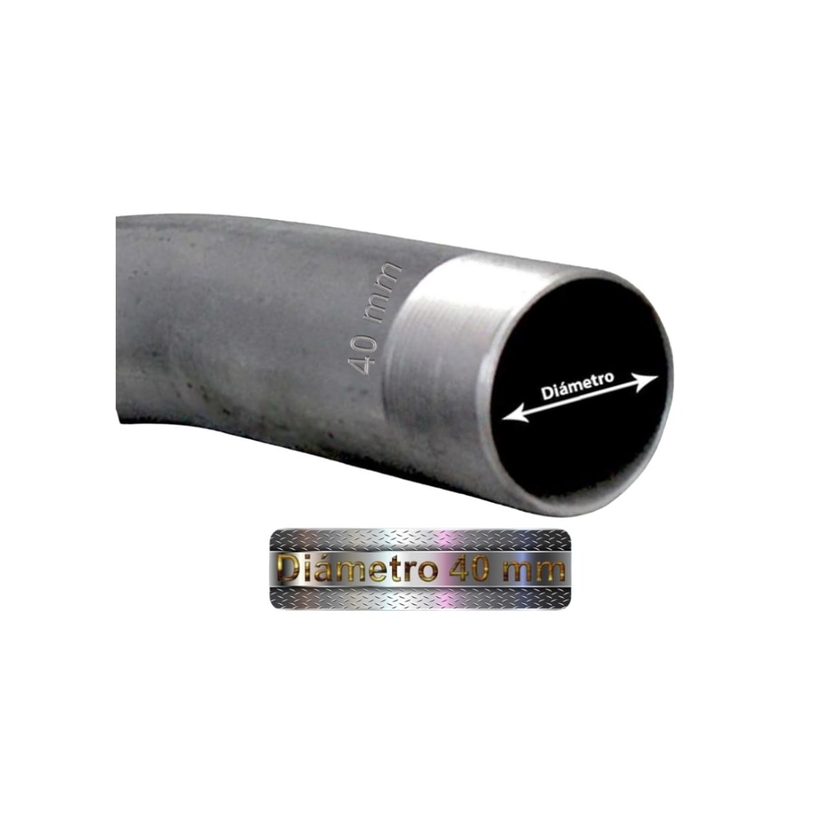 Curva Galvanizada ANSI C80.1 IMC Hilo 40mm 0