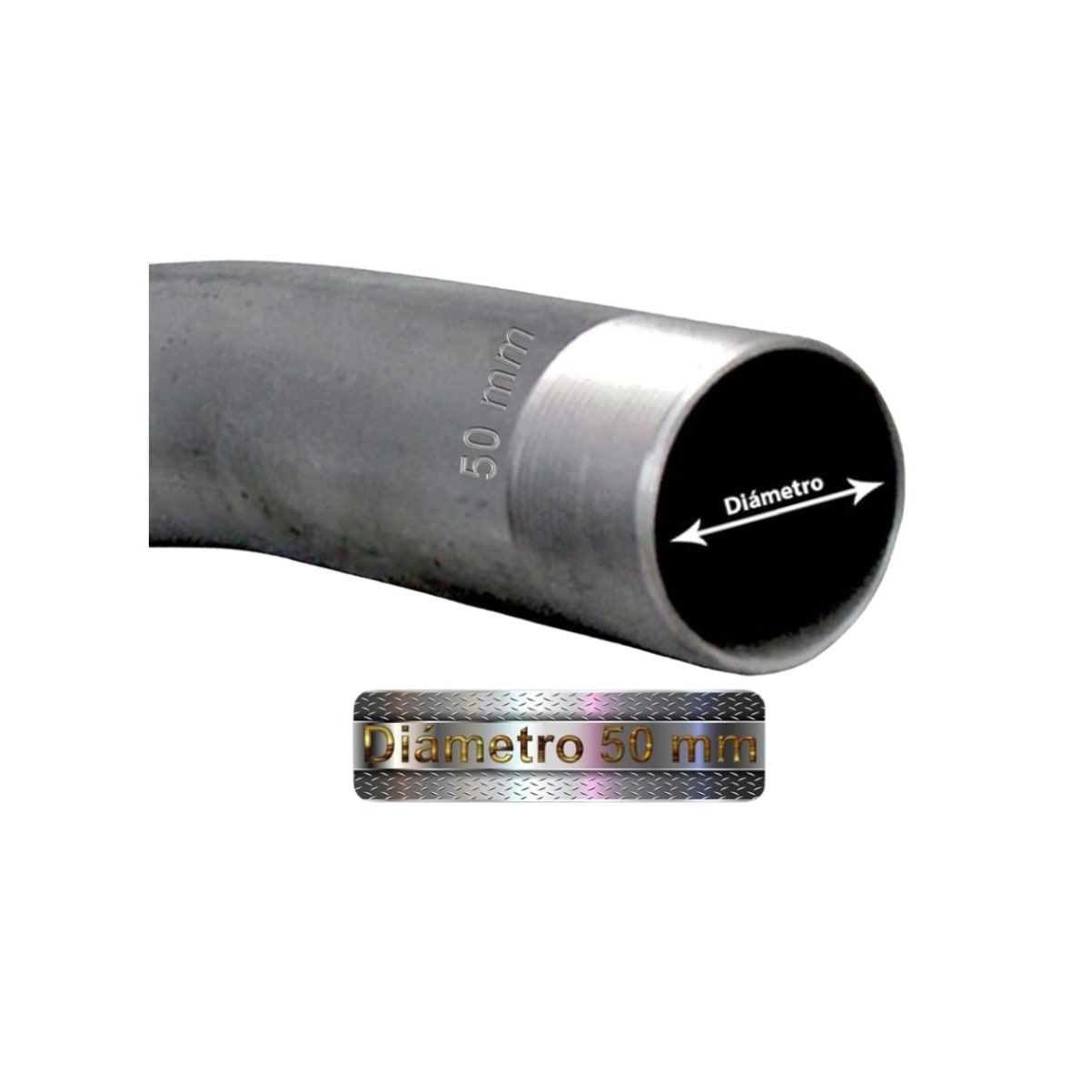 Curva Galvanizada ANSI C80.1 IMC Hilo 50mm 0