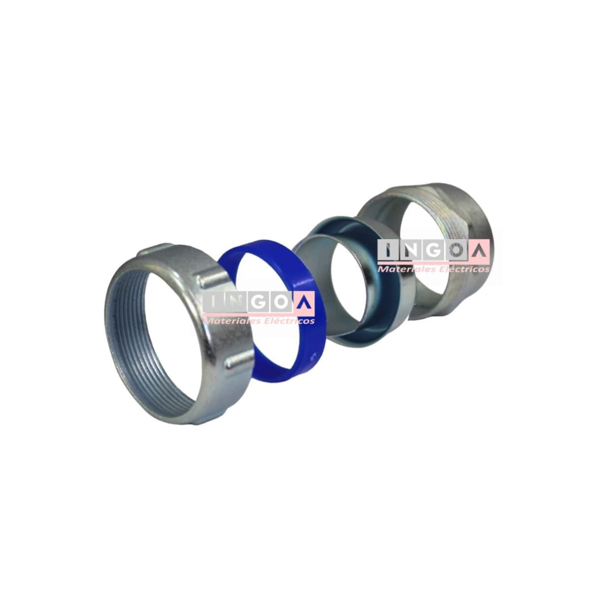 Conector con Hilo ANSI a Flexible 40mm - Vista 2