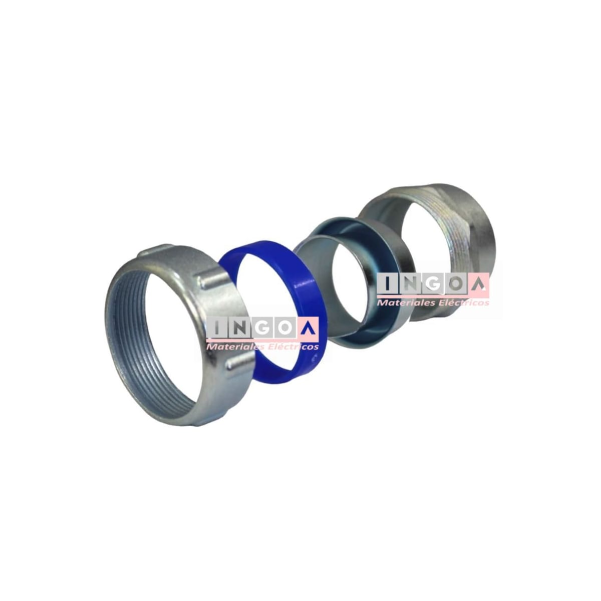 Conector con Hilo ANSI a Flexible 50mm - Vista 2