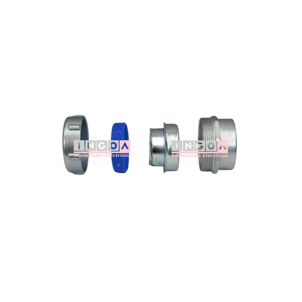 Conector con Hilo ANSI a Flexible 50mm - Vista 3