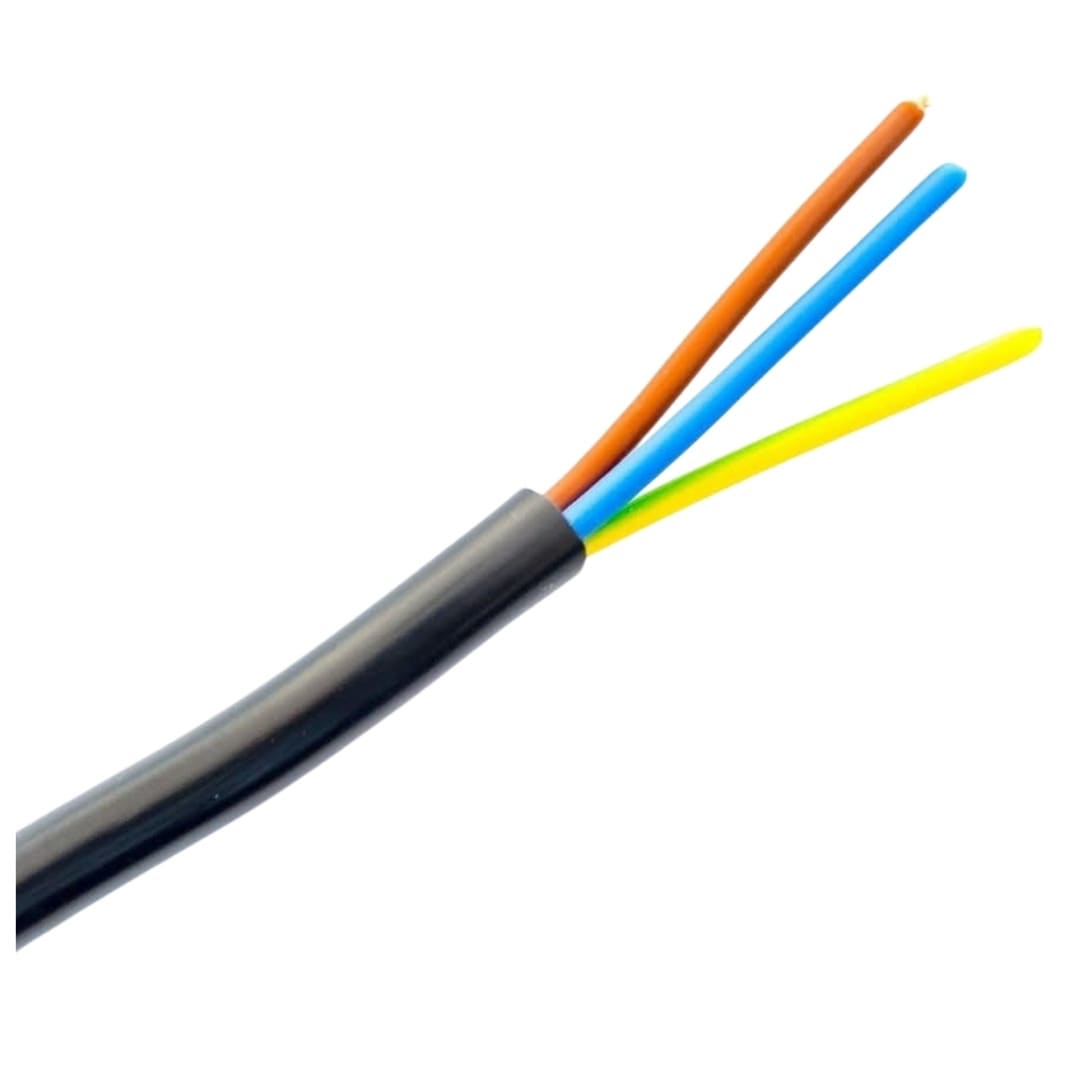 Cordon Flexible 3X2.5MM2 RV-K Negro 0.6/1KV X MT 0